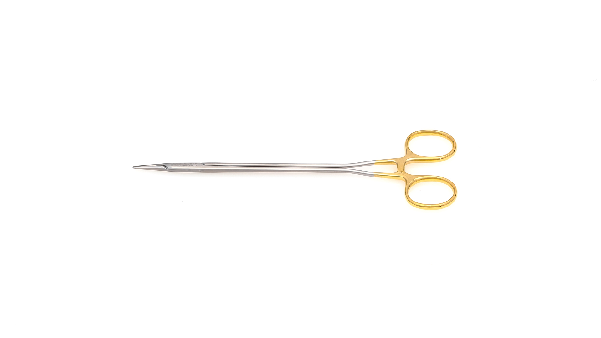 Euphrate-Pasque Needle Holder - Straight 1mm jaws w/TC inserts